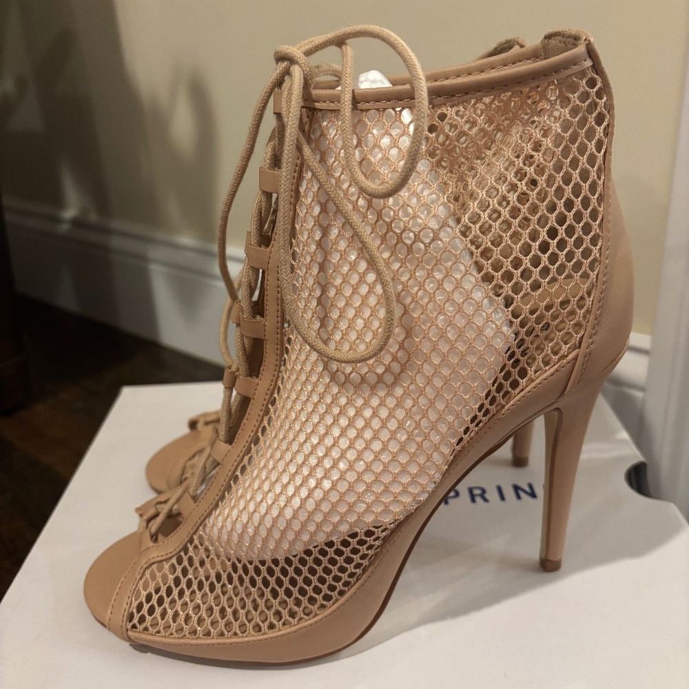 Call It Spring Khloee Mesh Heels Size 9 NEW